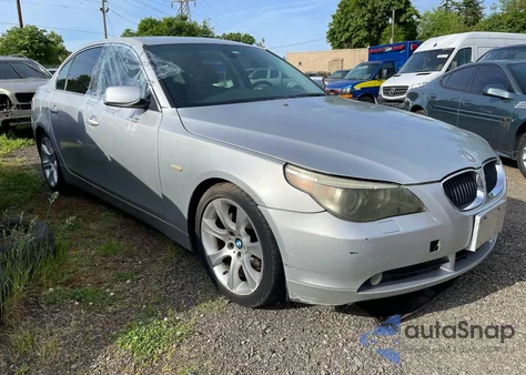 2006 BMW 530 I z USA, uszkodzony, nr VIN WBANE73536CM34294